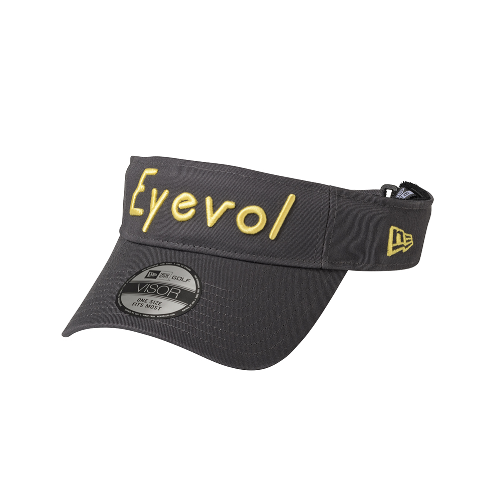 Eyevol SUNVISOR DARK GRAY×WHITE | Eyevol ONLINE STORE